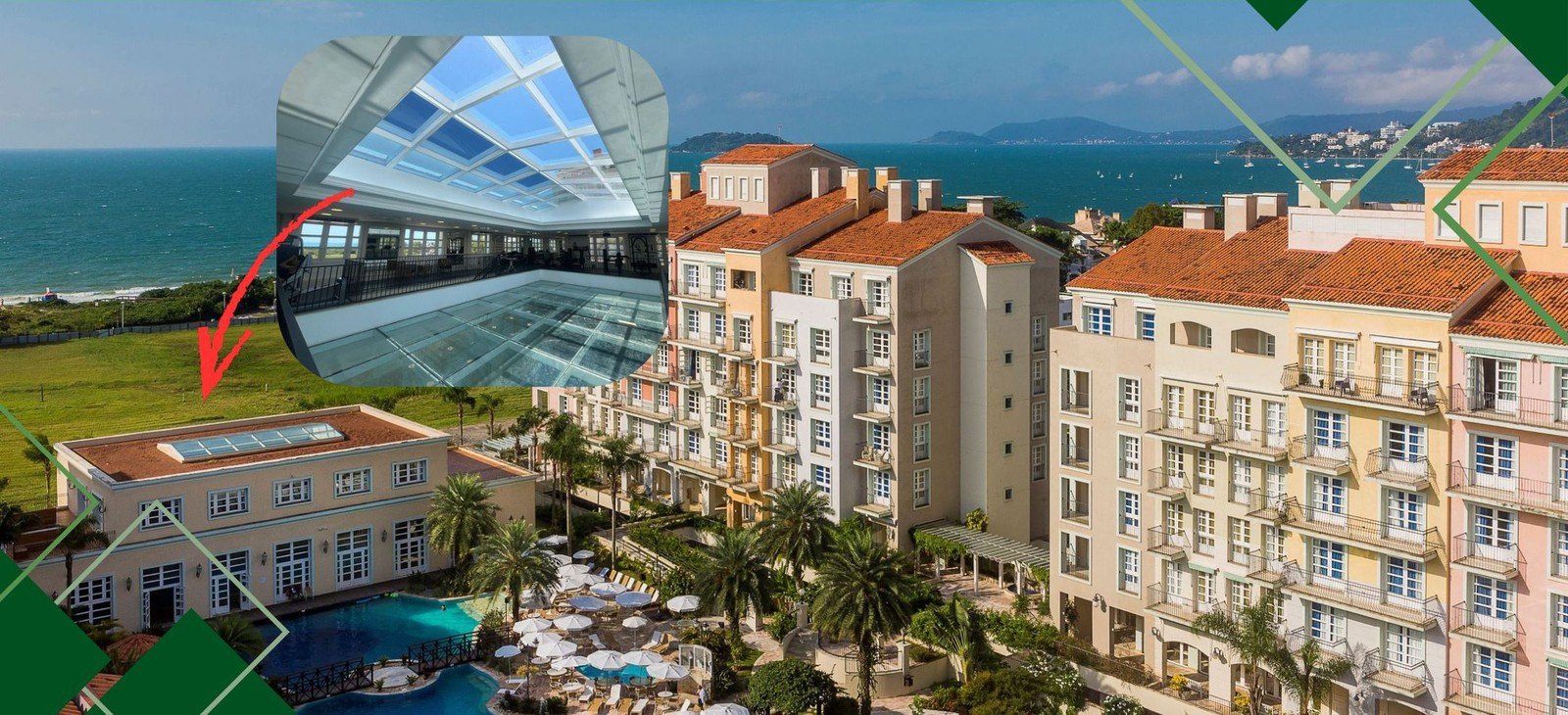 IL Campanario Villaggio Resort - Resort / Hotelaria em Jurerê Internacional · Florianópolis executada pela Cavic Engenharia