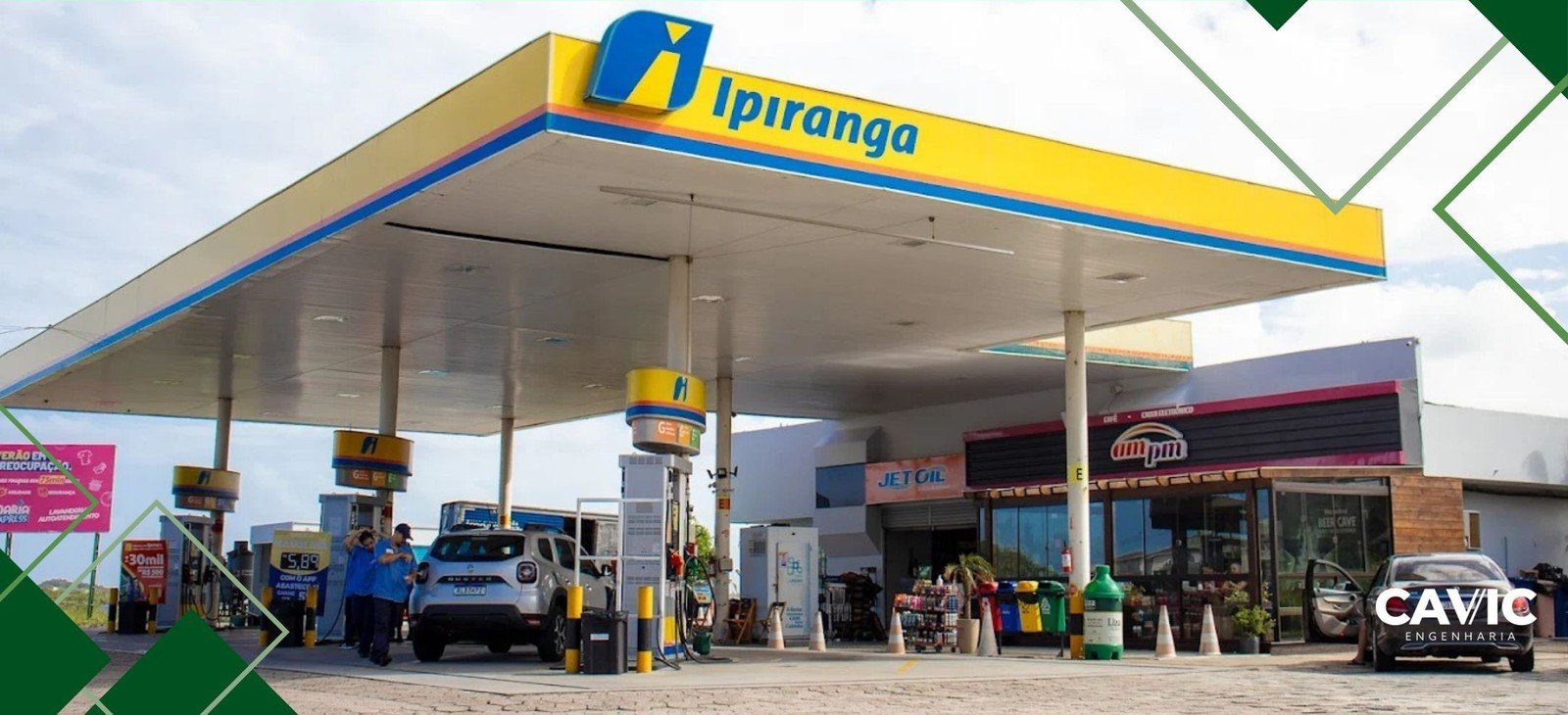 Posto Galo (Ipiranga) - Comercial em Lagoa da Conceição · Florianópolis executada pela Cavic Engenharia